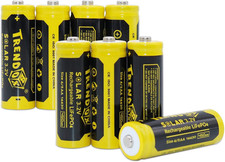 14430 3.2V 450Mah Battery Lifepo4 Rechargeable Solar Batteries for Outdoor Garde