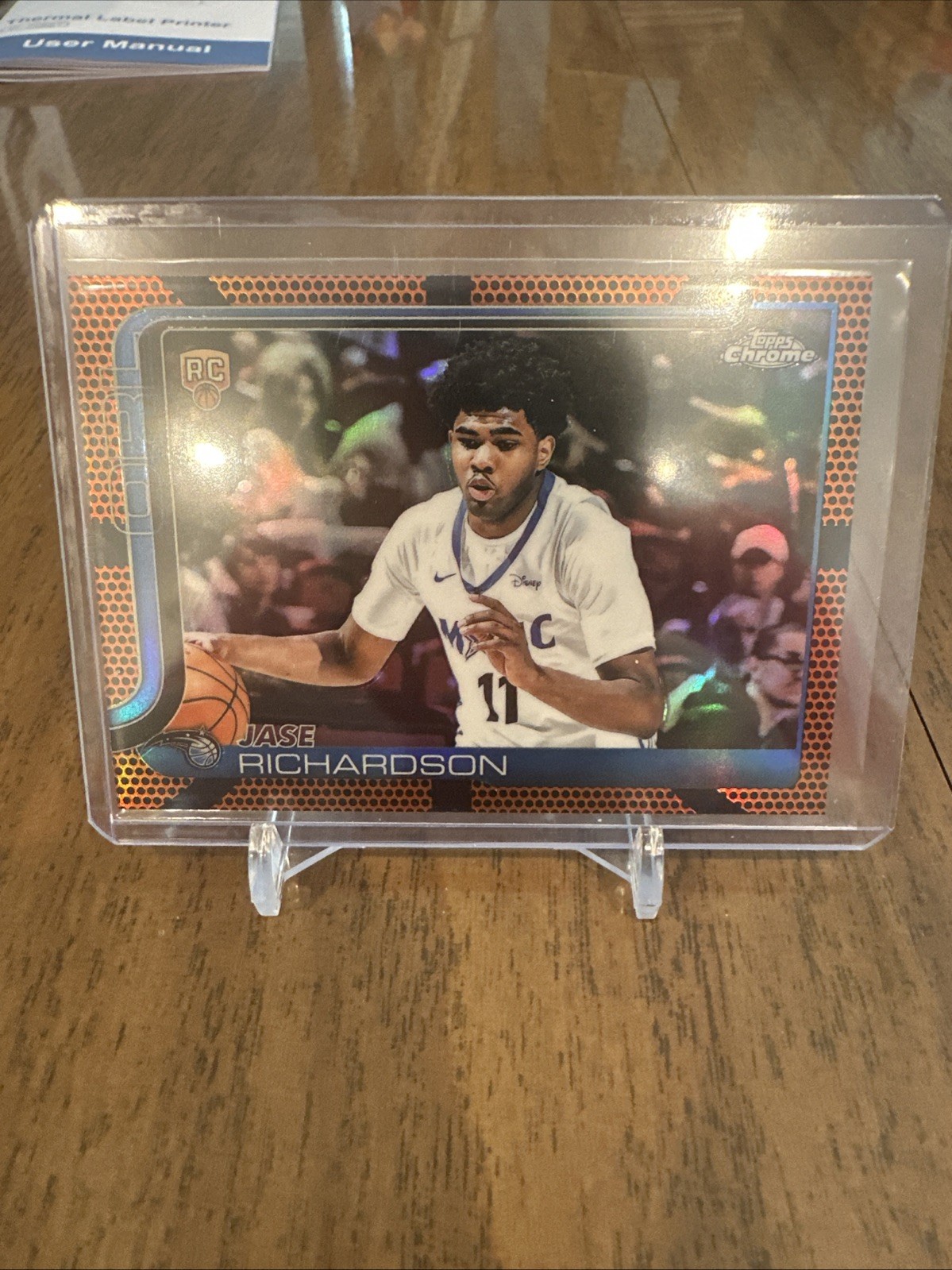 2025-26 Topps Chrome  Jase Richardson #275 Basketball Border Refractor