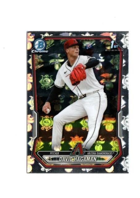 2026 Bowman Baseball David Hagaman 1st Bowman LEAGUE LOGO REFRACTOR