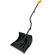 Snow Shovel for Driveway 17-Inch Wide Ergonomic Heavy Duty Snow Removal Tool 57”