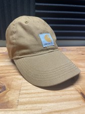 Carhartt Kids Brown Cotton Canvas Baseball Cap One Size Fits Most NWOT Hat