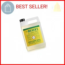 MRS. MEYER'S CLEAN DAY Liquid Dish Soap Refill, Biodegradable Formula, Honeysuck