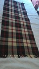 Vintage Black, Red & Beige Plaid Table Runner – Rustic Farmhouse Style