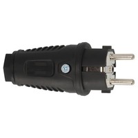 Gummistecker 230V/16A IP54 FüR AußEnbereich - Brennenstuhl Schutzkontakt