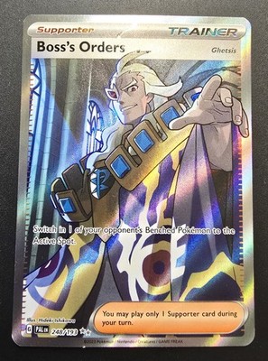 Boss s Orders (Ghetsis) 248/193 Holo Full Art Ultra Rare Paldea Evolved EN