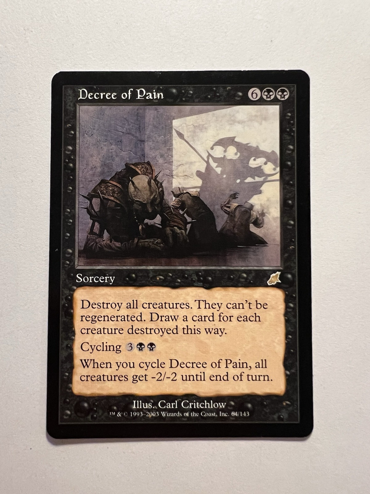 Decree of Pain - MTG Scourge - NM