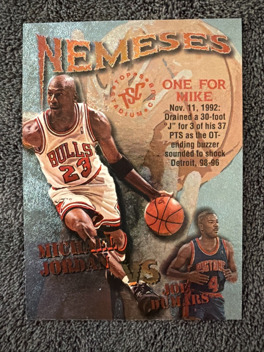 Michael Jordan / Joe Dumars 1995 - 1996 Topps Stadium Club