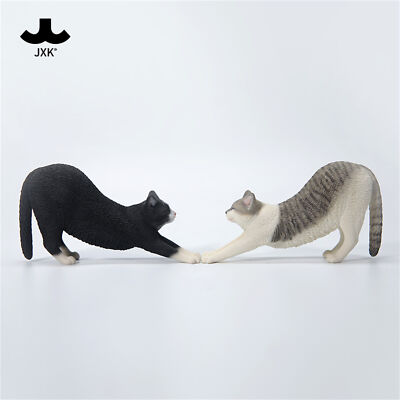 JXK 1/6 Stretching Cat Figure Adult Xmas Gift Toys Animal Model