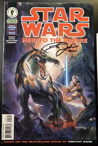 Star Wars: Heir to the Empire (1995) #5 SIGNED by Timothy Zahn w/ Notarized WOS - Picture 2 of 6