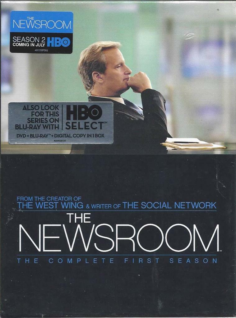 Newsroom 1st First Season One 4 DVDs ACN Network Jeff Daniels  