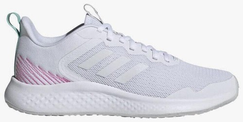 Adidas Womens Fluidstreet White Running Shoes Sneakers Size 8.5 | eBay