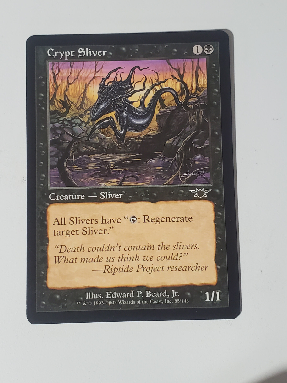 MTG - Crypt Sliver - Legions 63/145 Regular Common Lightly Played