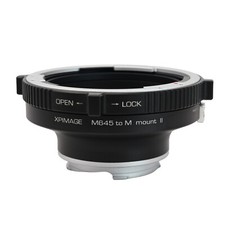 XPimage Locking Adapter for Mamiya 645 Mount Lens to Leica M LM Camera M10 M9 M8