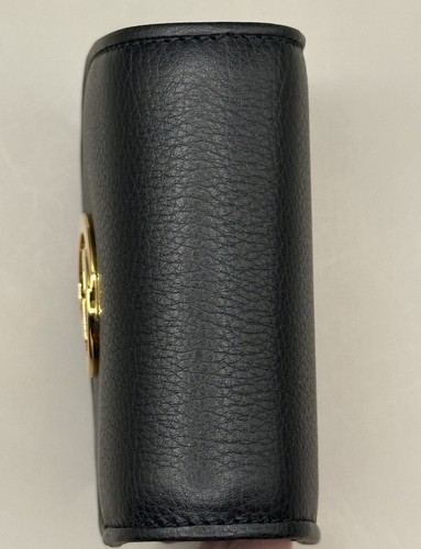 Gucci Blondie Medium Chain Wallet / Purse Black Crossbody Authentic - Picture 9 of 14