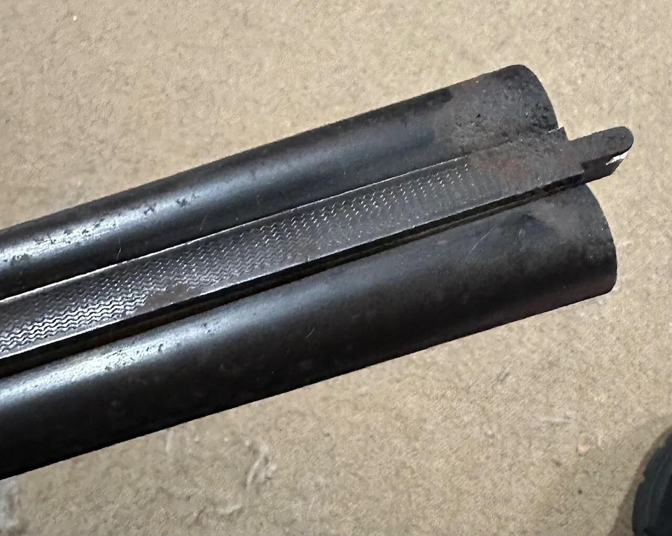 Baker Batavia Leader Doble Cañón SxS 12 Ga Escopeta Cañón/Tiene Óxido Foto 4 de 4