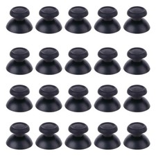 20Pcs Black Replacement Thumbstick Caps Grip Analog Controller For PS4 Joystick