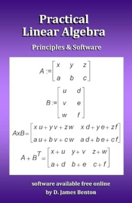 Benton - Praktische lineare Algebra-Prinzipien Software - Neue Taschenbuch - J555z