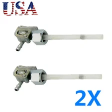 2X Gas Fuel Pump Tank Tap Valve Switch 150cc 250cc Go Kart Petcock ATV