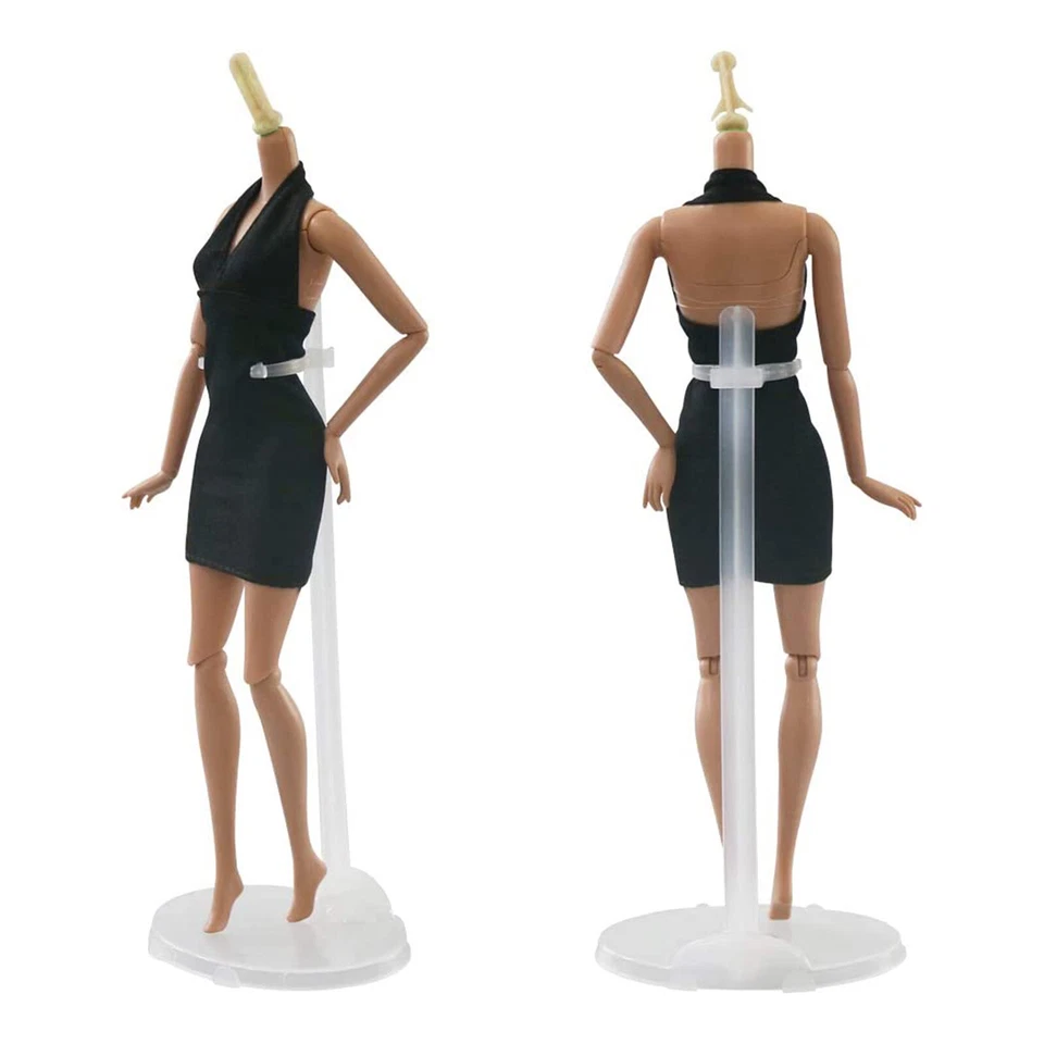 20 Set Doll Stand Display Holder for 11"-13" Doll Transparent Model Rack Support - Image 3 of 4