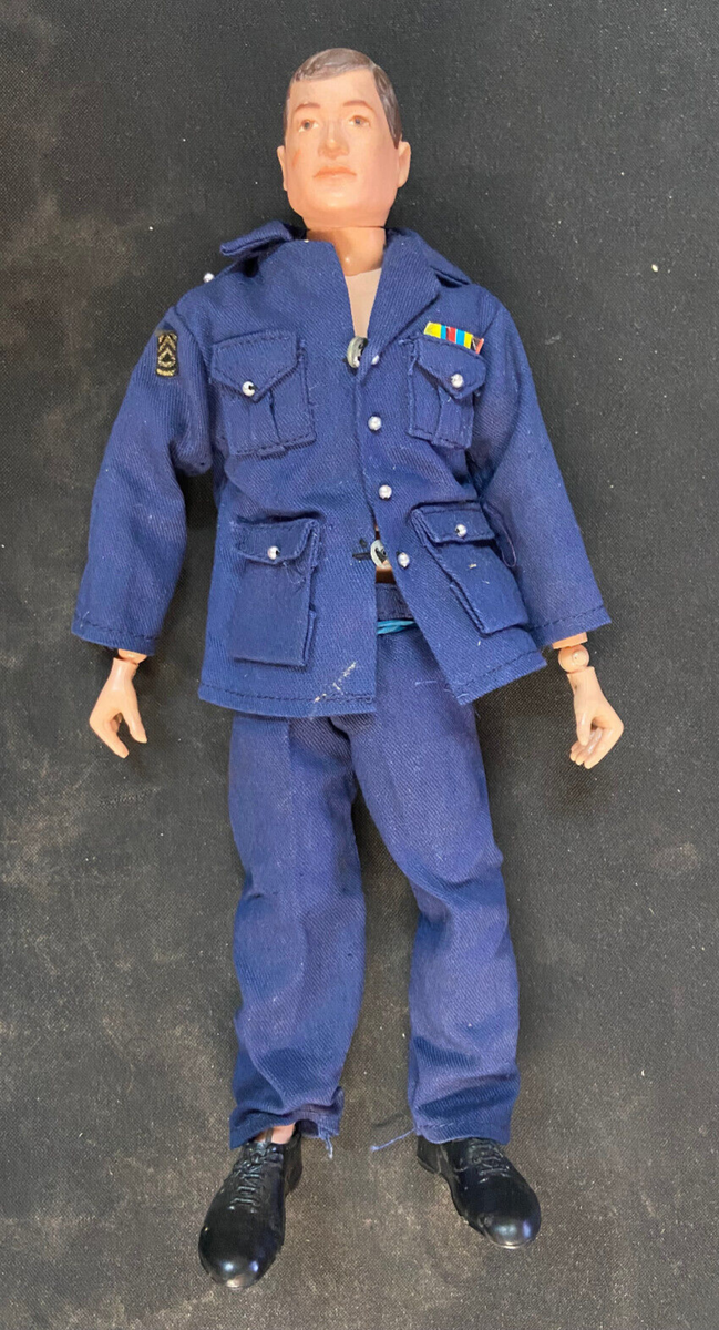 1964 G.I. JOE 12 INCH FIGURE IN BLUE MILITARY OUTFIT | eBay