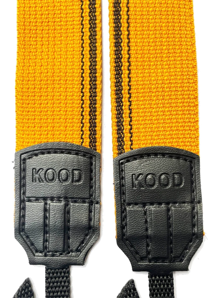 Kood  Retro Style DSLR Camera Neck shoulder Strap Yellow & Black - Image 3 of 4