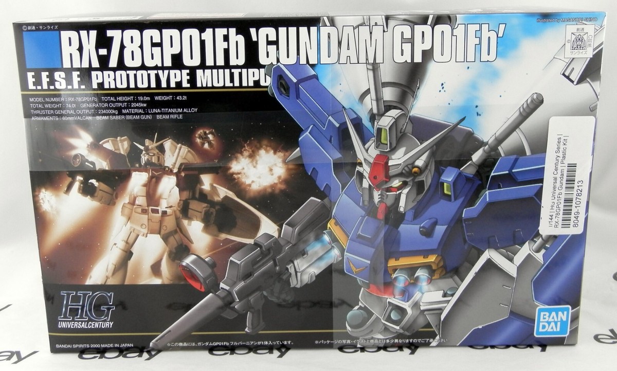 1/144 Scale HG RX-78GP01Fb Gundam GP01Fb Plastic Model Kit