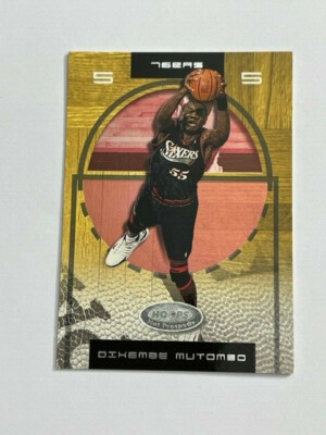 2001-02 Hoops Hot Prospects Basketball NBA Philadelphia 76ers Dikembe Mutombo