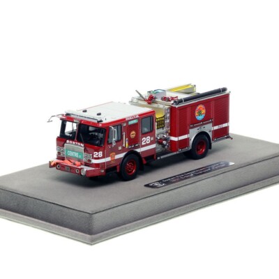 Fire Replicas 1/50 Model Boston FD 2017 E-ONE Typhoon 28 Jamaica Plain FR036-28