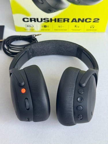 Skullcandy Crusher ANC 2 Bluetooth Wireless Headphones - Black (S6CAW-R740) - Picture 6 of 9