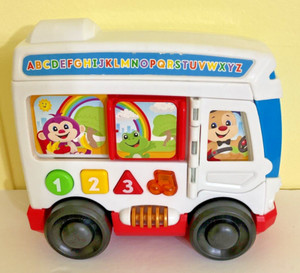 FISHER PRICE by Mattel Laugh & Learn Musical Learn Around Town Bus Toy