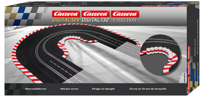 Carrera Evolution Digital 124 Digital 132 Haarnadelkurve 20613 Schienen Set