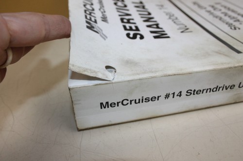 MerCruiser 14 Service Manual Stern Drive Unit Alpha 1 Gen. II 90-818177 4/2001 - Picture 6 of 15