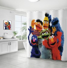 The Nuppet Show Print Waterproof Shower Curtain Sets Bathroom Decor Curtain 70"