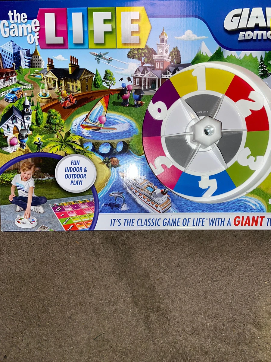 Hasbro The Game of Life Giant Edition Spin Master Board Game for