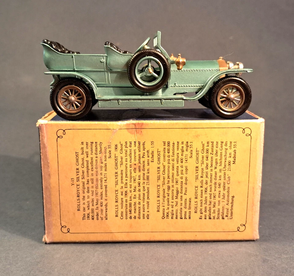 Matchbox Lesney,Models of Yesteryear,Y-15,MOY,Rolls-Royce 1907,vintage,1:43,OVP - Bild 2 von 4