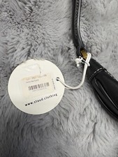 STAUD Sasha Leather Shoulder Bag   Black MSRP 425 Timeless Chic