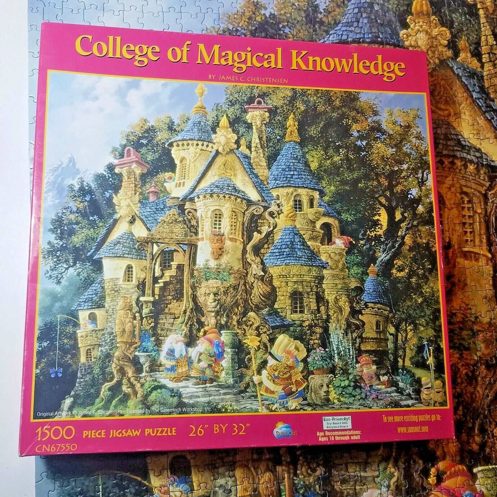 SunsOut, College of Magical Knowledge, 1500 Pc, James Christensen, 26x32" Puzzle