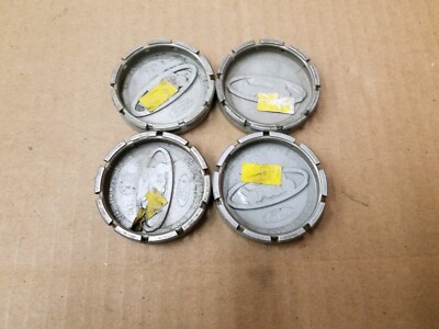 Ford OEM 1993-2002 Escort Silver Set of Center Cap Hub Dust Cover