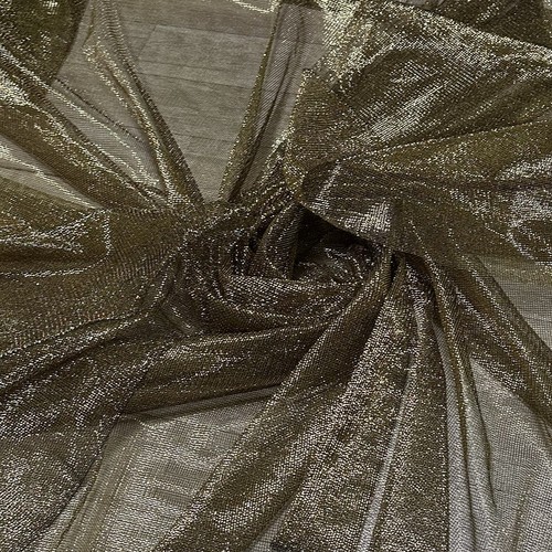 SILVER/BLACK/GOLD Metallic Glitter Mesh Fishing Net Fabric Stage Costume DIY 60" - Picture 24 of 49