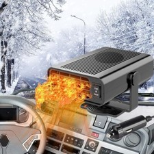 12V 200W Car Heater Defroster - Fast Heating, 2-in-1 Defogger Fan, Portable