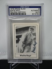 WAITE HOYT 1978 GRAND SLAM #6 PSA AUTHENTIC HARD SIGNED AUTO *15146