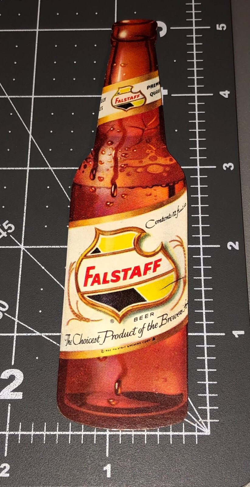 Rare FALSTAFF BEER Salesman Vintage Bottle Business Card eBay