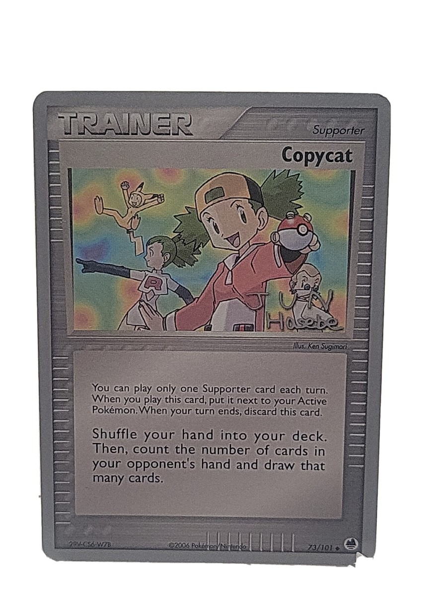 Copycat 73/101 Pokemon 2007 World Championship Trainer LP Used See