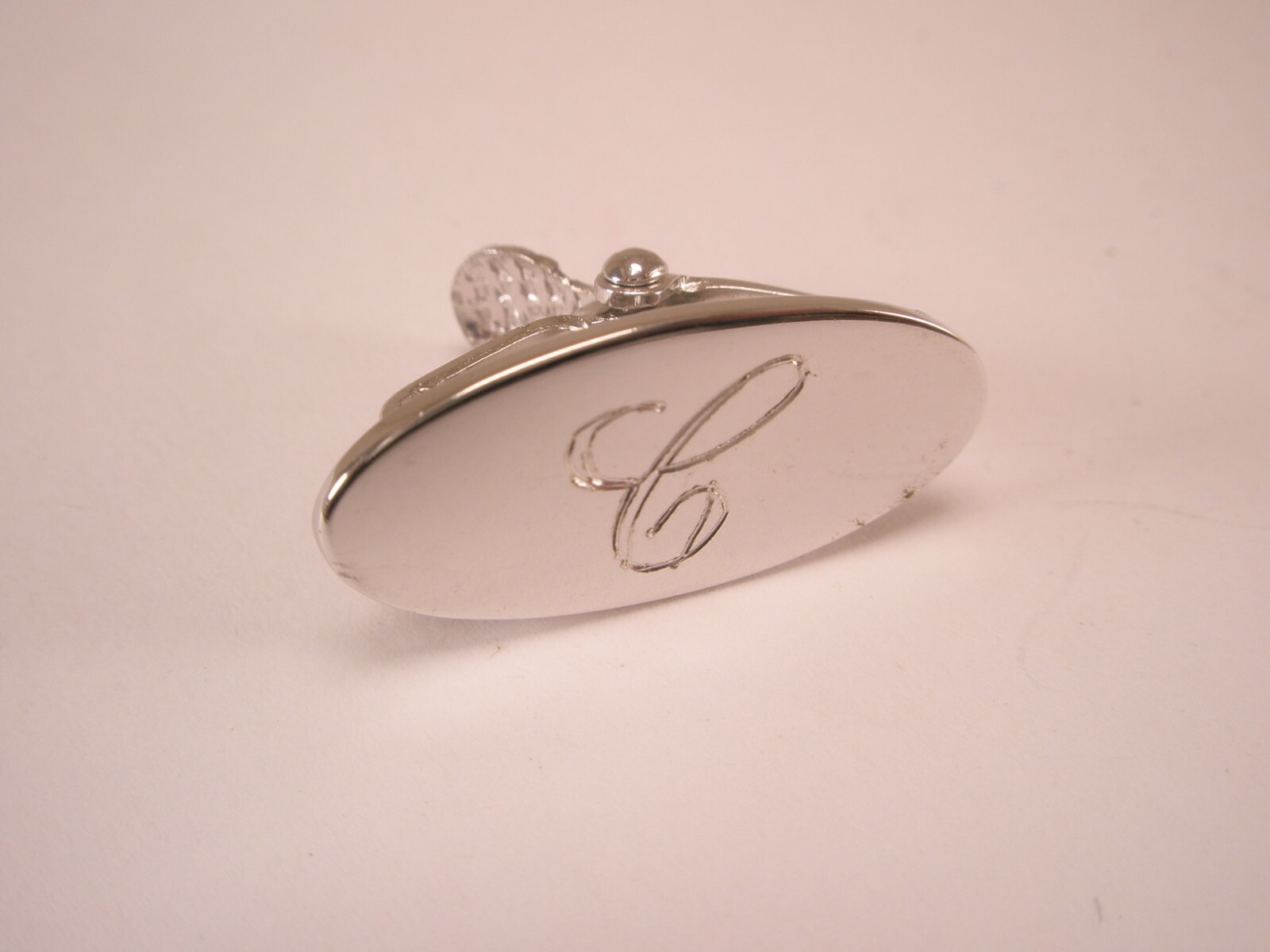 C Initial Monogram Letter Vintage TINY SMALL SWAN… - image 2