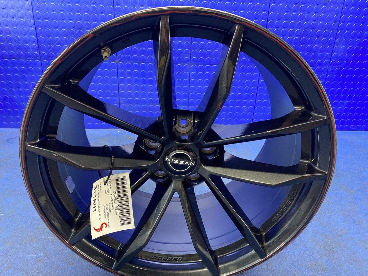 2023 2024 NISSAN Z OEM 19x10 RAYS FORGED WHEEL BLACK *CURB