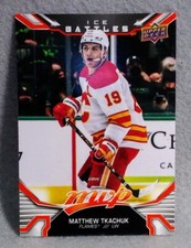 2022-23 UD MVP Hockey Ice Battles #206, Matthew Tkachuk, Flames - Panthers