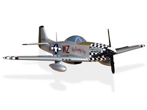 North American Mustang P-51D Big Beautiful Doll Wood Airplane Model Small 1/32 - Picture 4 of 13