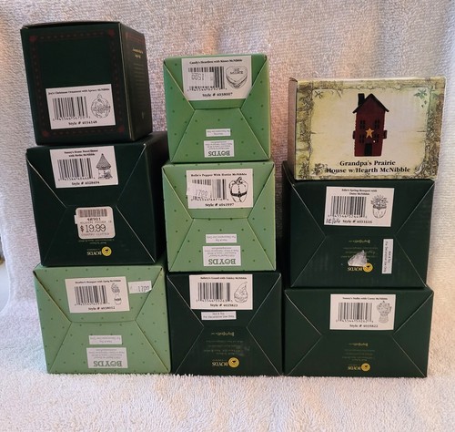 Boyds Bear Lot of 9 Treasure Boxes