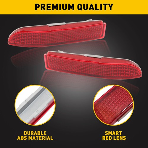 2PCS Rear Bumper Reflector Light For 2012 Base Toyota RAV4 Limited EV Waterproof - Picture 4 of 19