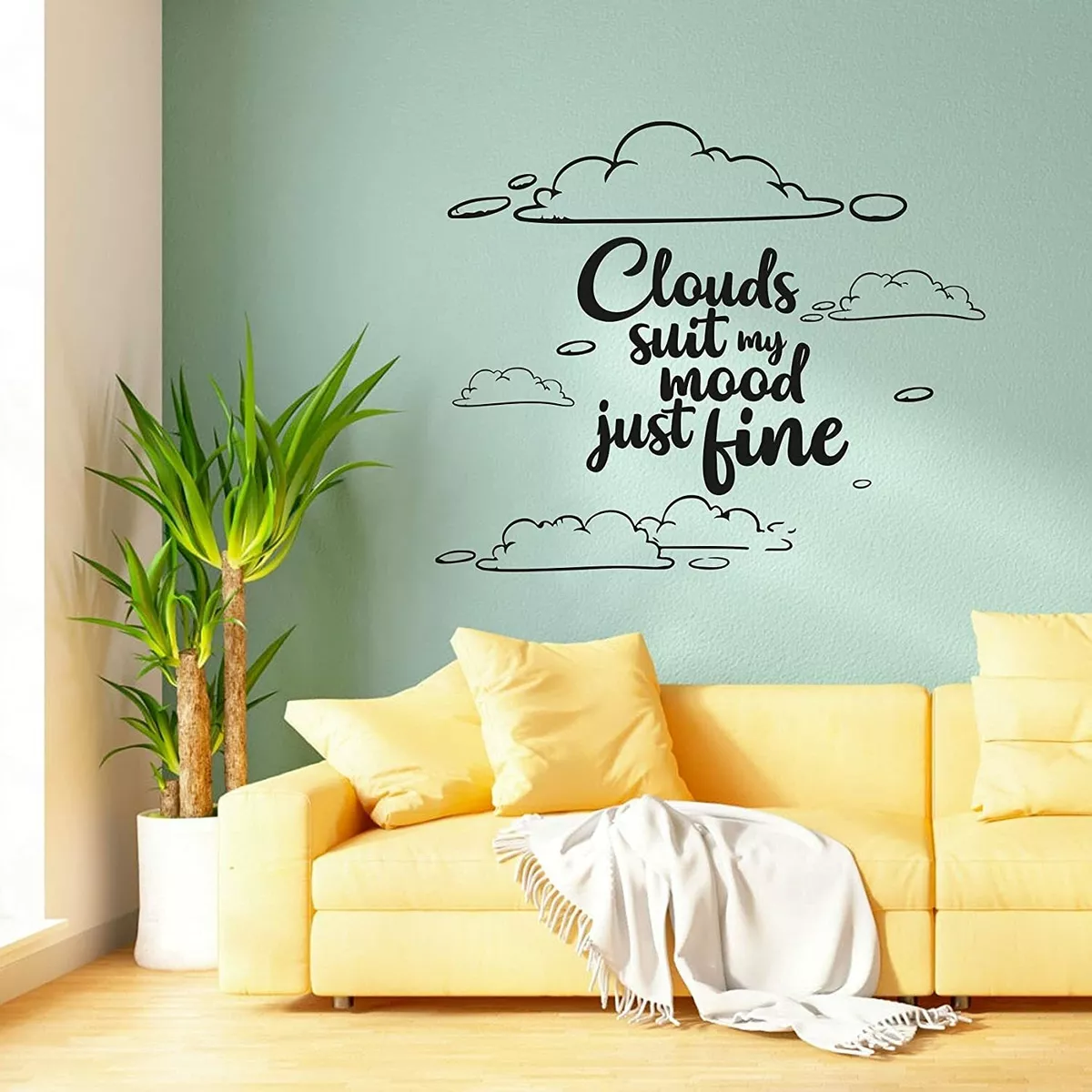 Cloud vinyl wall decals 2025